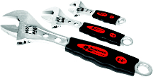 WRENCH SET ADJUSTABLE 3/ST W/ CUSHION GRIPS - Sets
